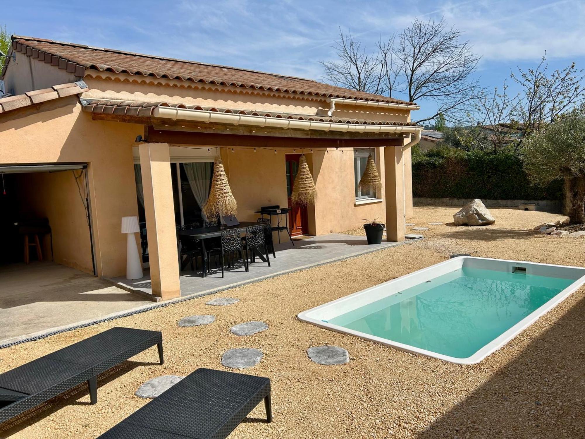 Maison Piscine & Spa Vallon Pont D'Arc Exterior photo